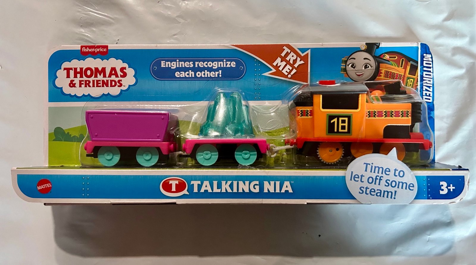 Thomas & Friends Talking Nia Toy Train, Motorized Engine 19462