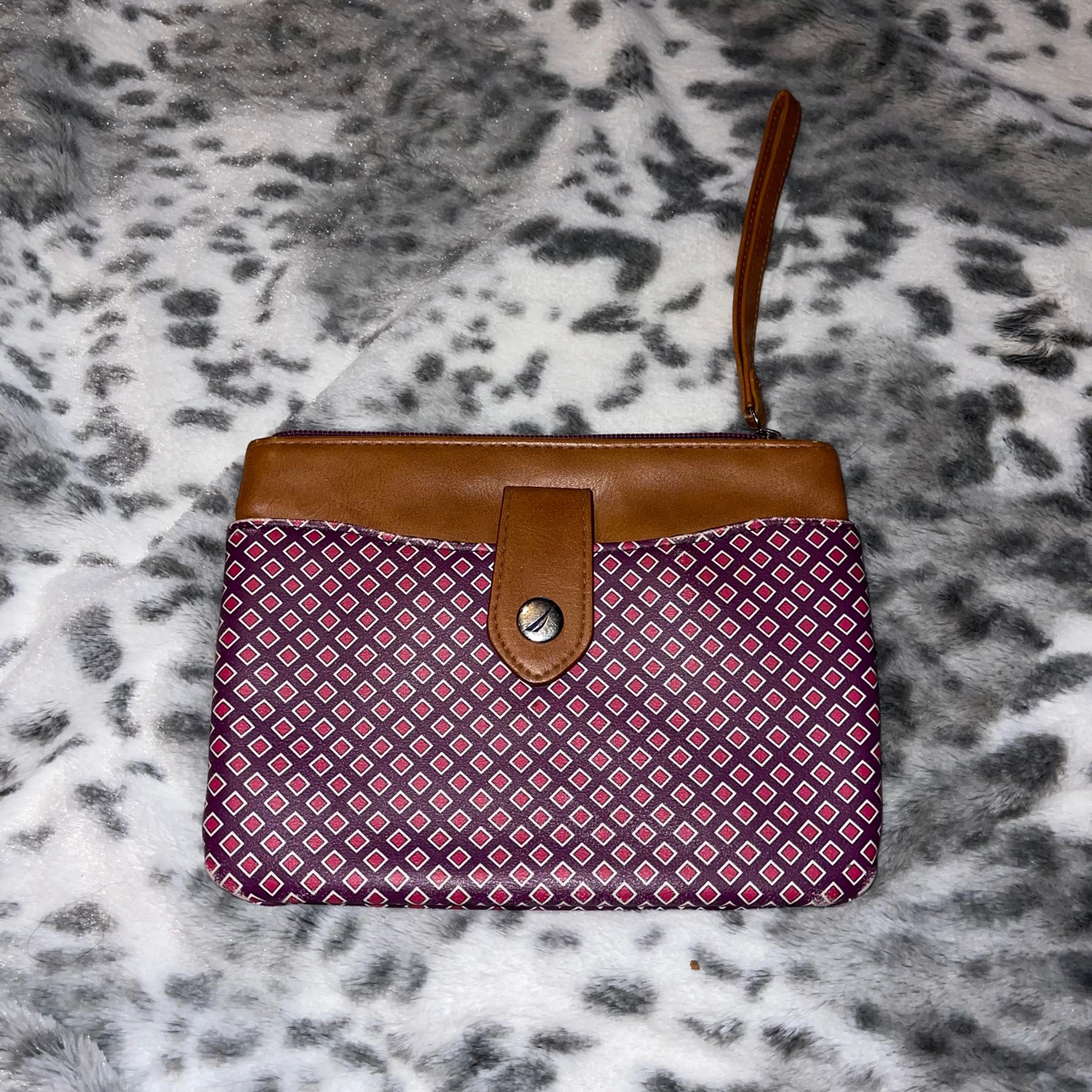 Nautica Leather Clutch
