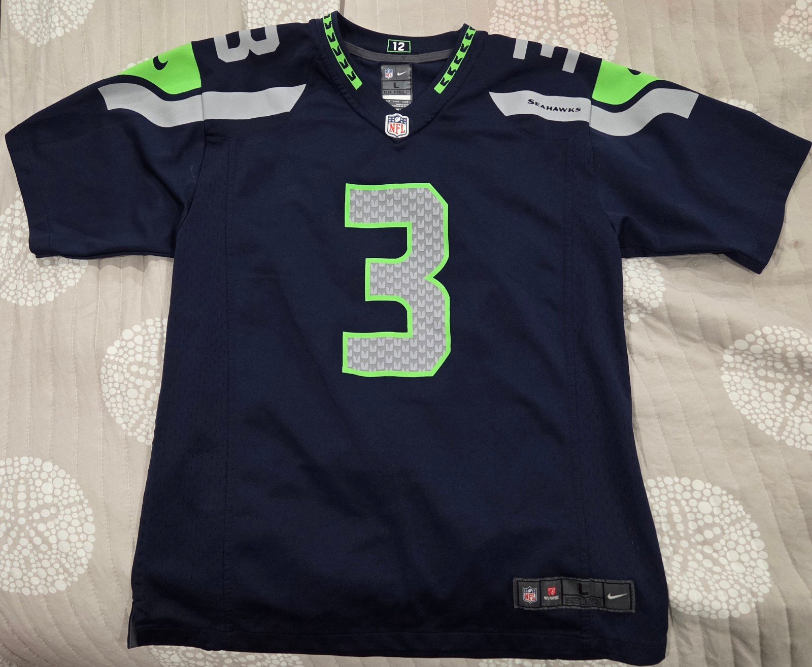 Jersey Seattle Seahawks #3 Wilson