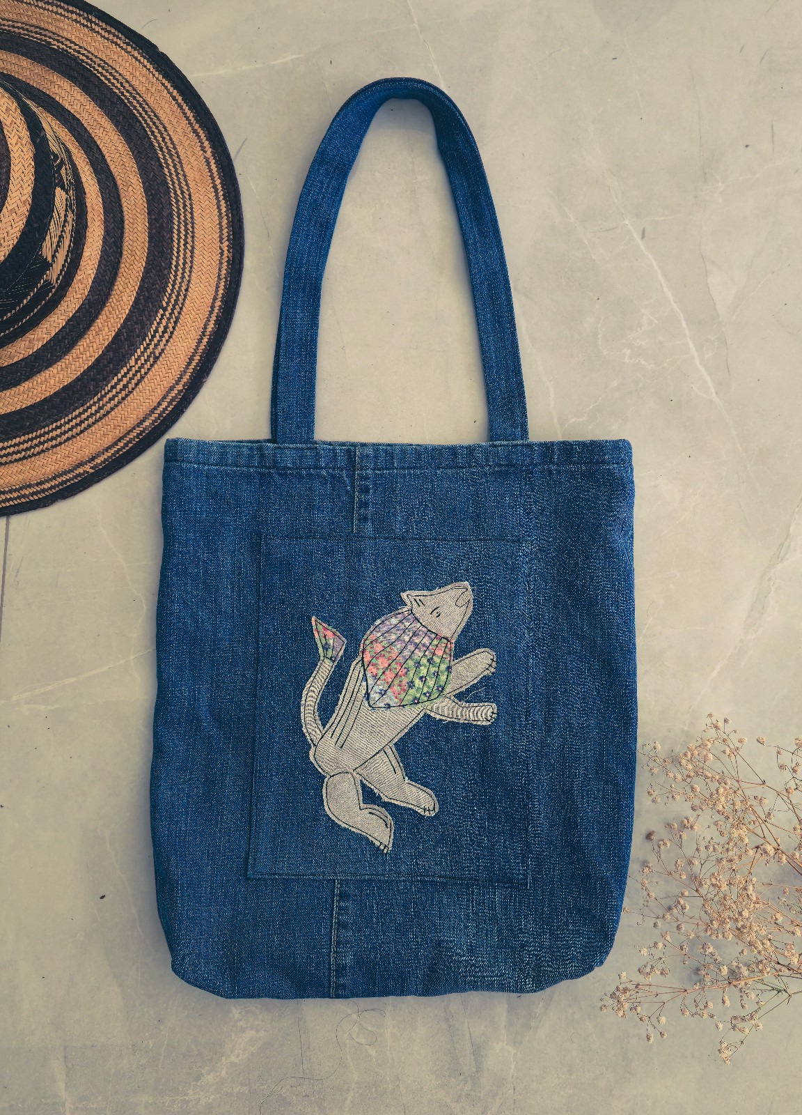 Regal Roamer Denim Shopper