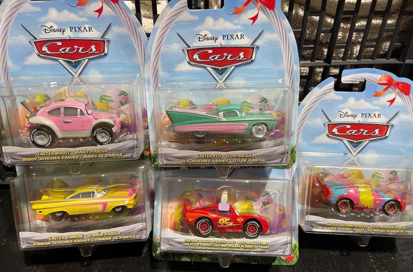 New in box Disney Pixar Cars Easter series collection