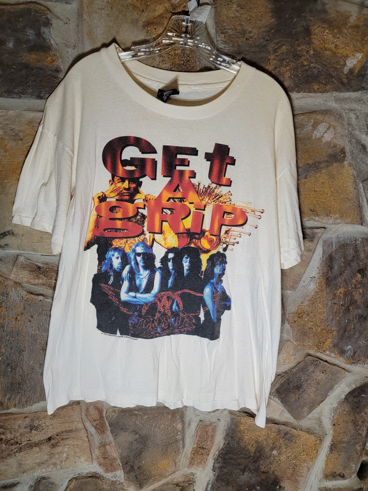 1993 aerosmith concert tee