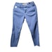 Frank & Eileen Wicklow 2 Italian Chino Cropped Pant US Size 2 Slate Blue 288