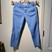 Frank & Eileen Wicklow 2 Italian Chino Cropped Pant US Size 2 Slate Blue 288