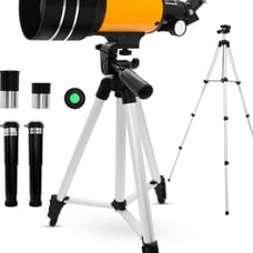 Astronomical Telescope for Beginners, 70mm Aperture 300mm(f/5.7) Focal Length Ki