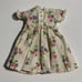 Vintage 1958 Vogue Ginny Doll Cotton Flower Print Housecoat - Tagged