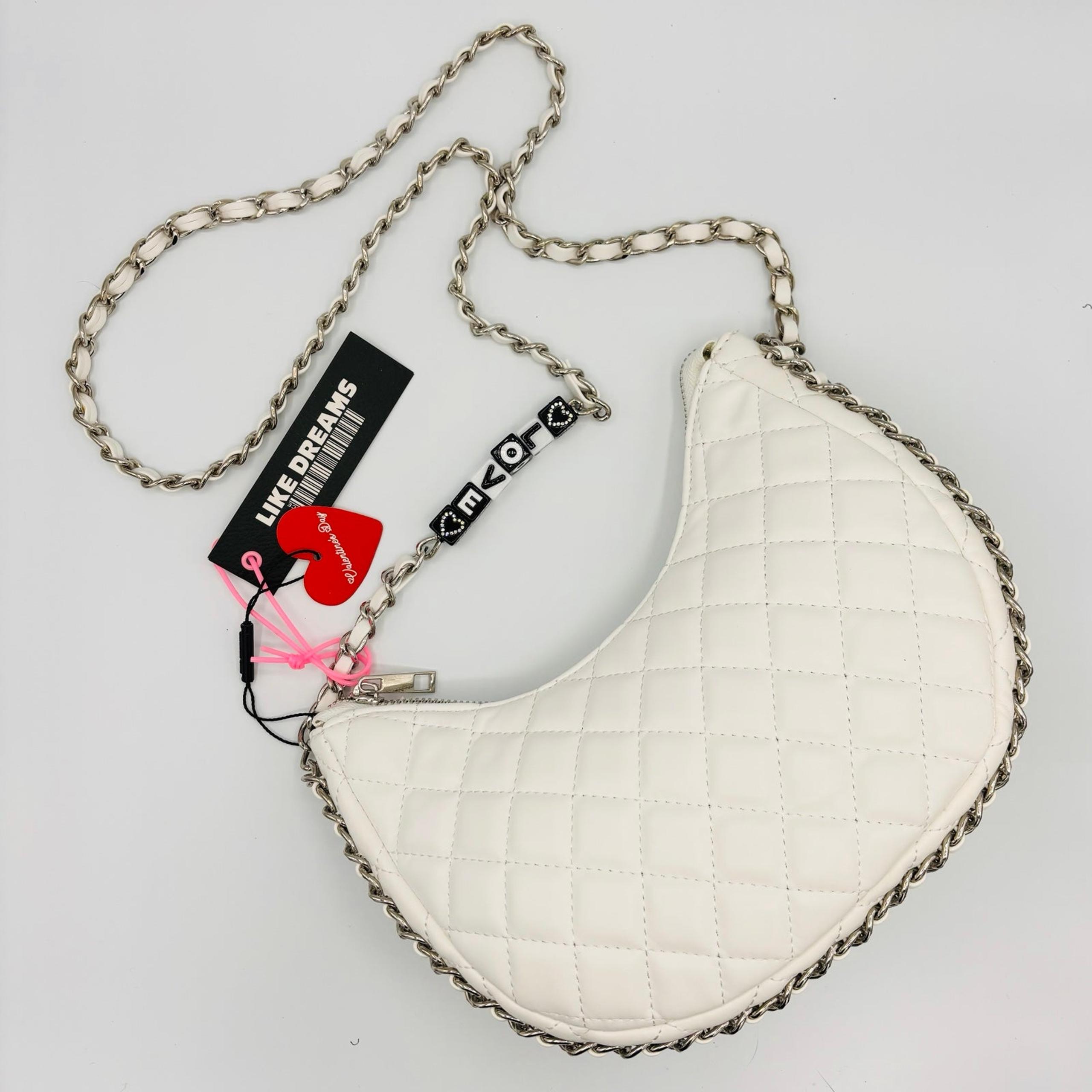 Like Dreams White Quilted Crossbody Bag