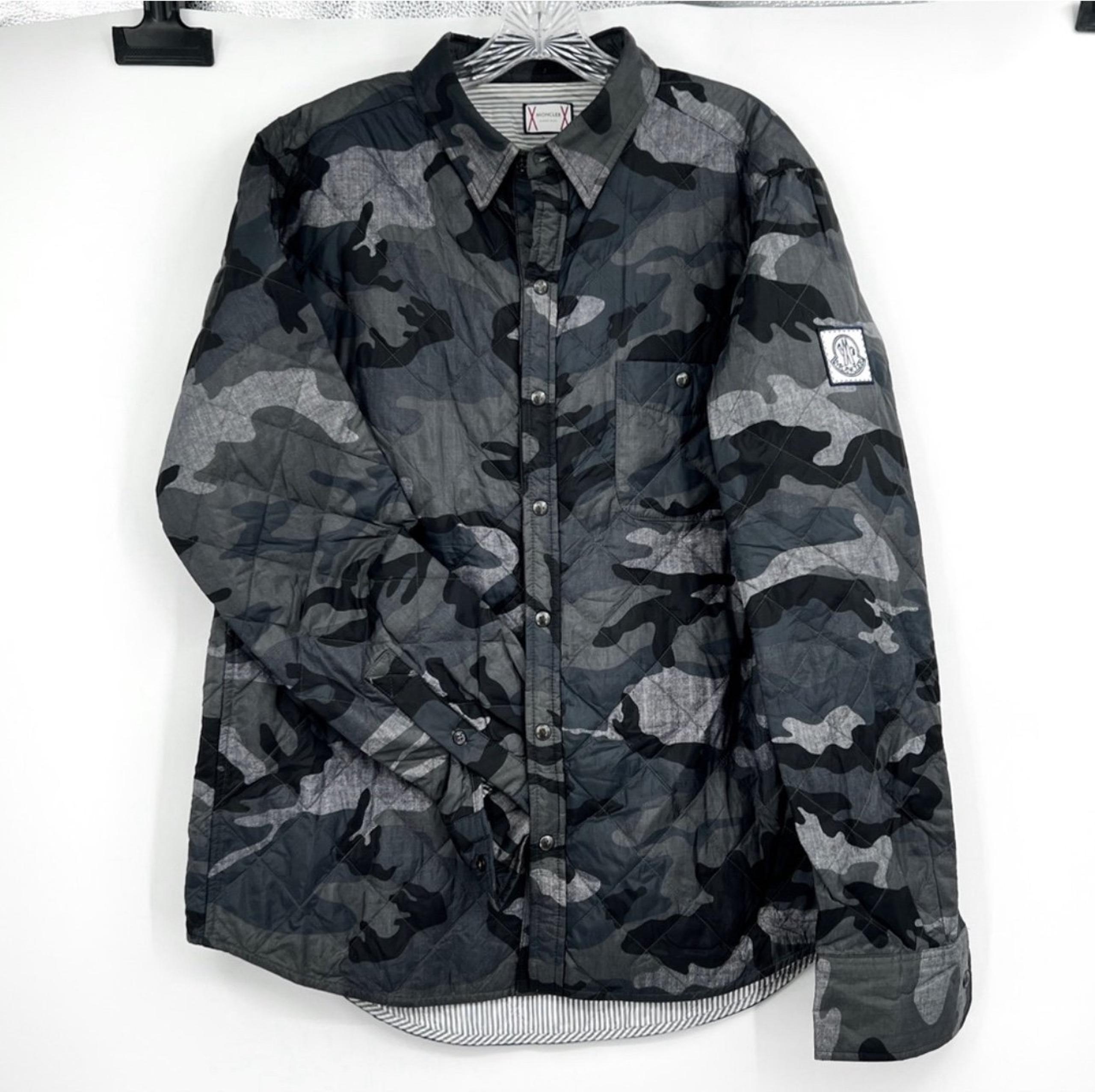 Men’s Moncler Gamme Bleu Camouflage Overshirt Jacket Great Condition Must Have