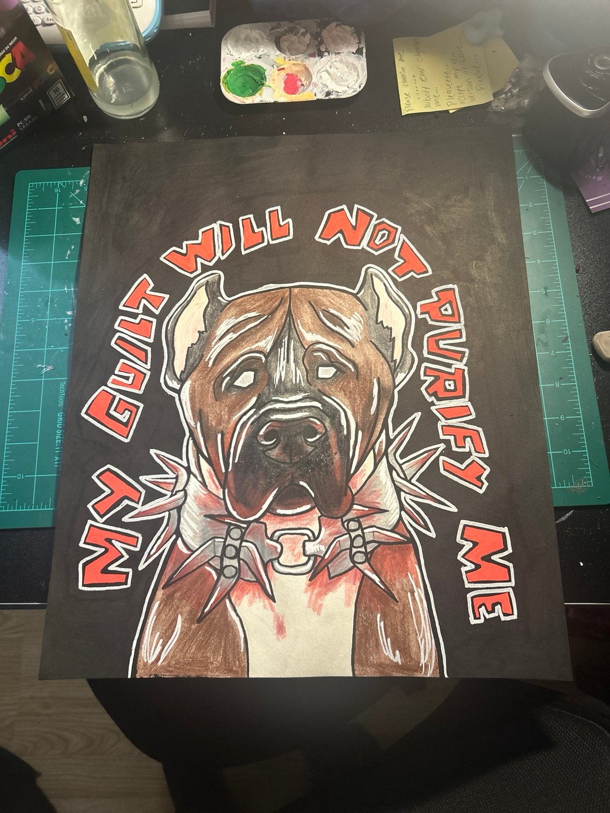 Dog drawing
