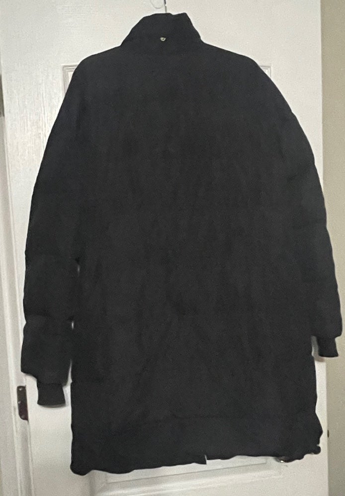 EUC J.Crew Jacket Womens Size L Black Down Puffer Coat