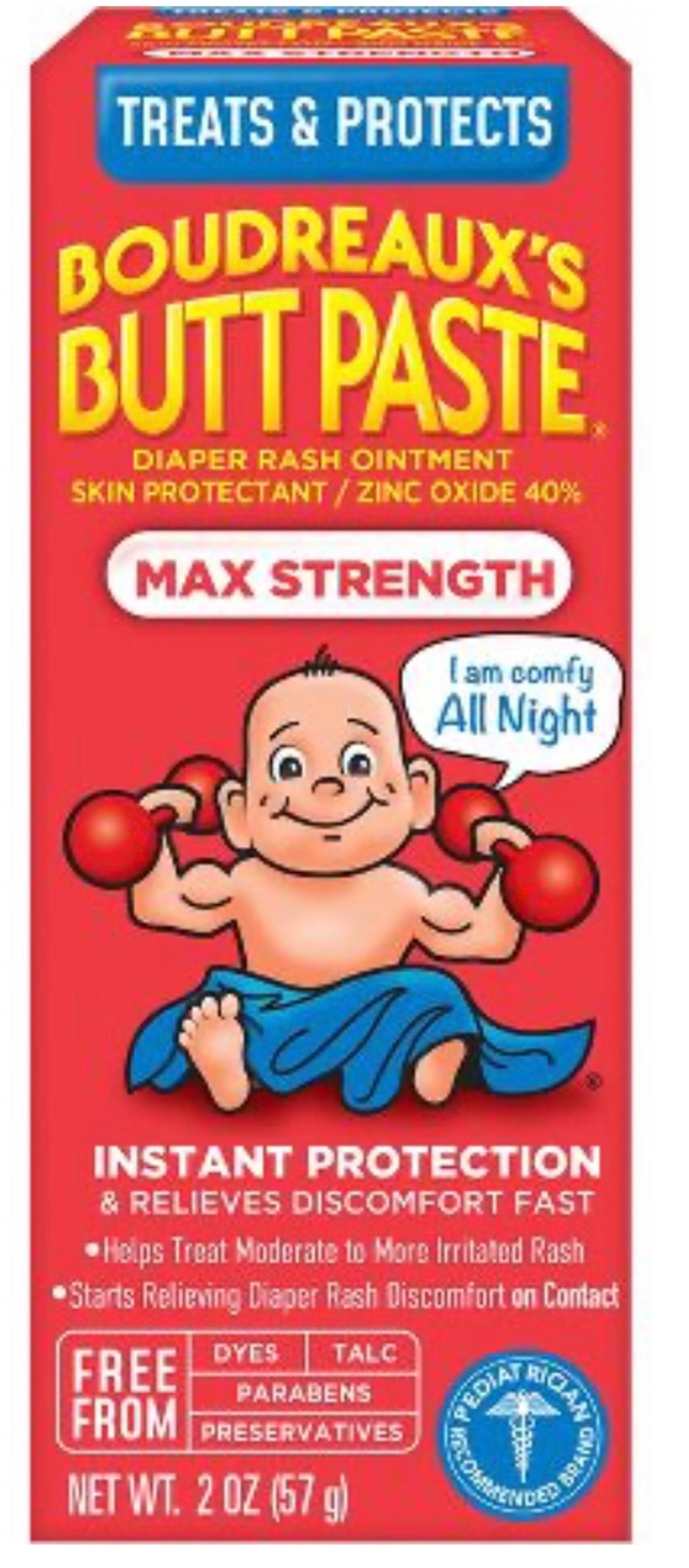 Boudreaux's Butt Paste Max Strength - 2 oz - 3PK