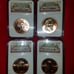 4 FIRST SPOUSE BRONZE MEDAL WASHINGTON ADAMS MADISON JEFFERSON