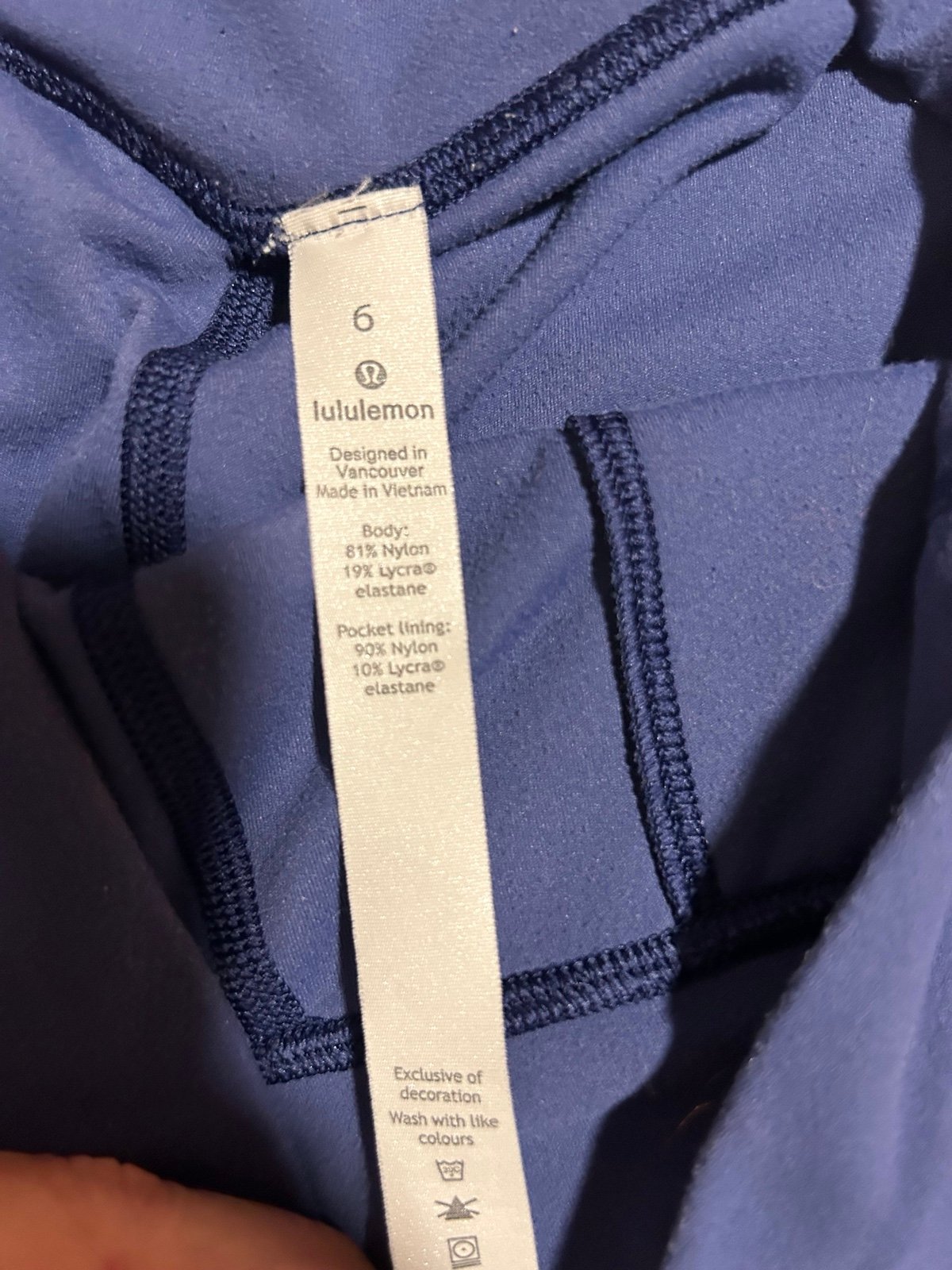 lululemon Align crop- Hero Blue