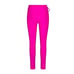 Skims Womens Chrome Fuschia Pink Leggings Lace Up Cutout Tie Bottoms Size S NWT