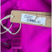 Skims Womens Chrome Fuschia Pink Leggings Lace Up Cutout Tie Bottoms Size S NWT