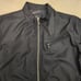 Express Mens Black Moto Nylon SLEEK / CLEAN Style Jacket : MEDIUM, VG