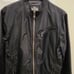 Express Mens Black Moto Nylon SLEEK / CLEAN Style Jacket : MEDIUM, VG