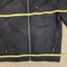 Express Mens Black Moto Nylon SLEEK / CLEAN Style Jacket : MEDIUM, VG