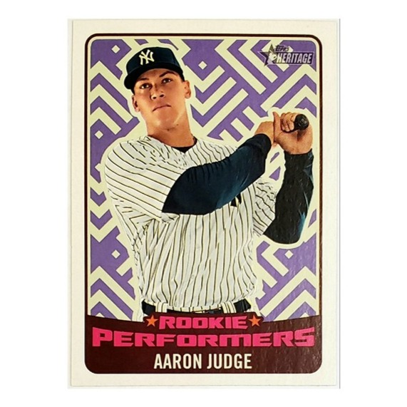 AARON JUDGE ROOKIE 2017 TOPPS HERITAGE #RP-AJ ROOKIE PERFORMERS\ 