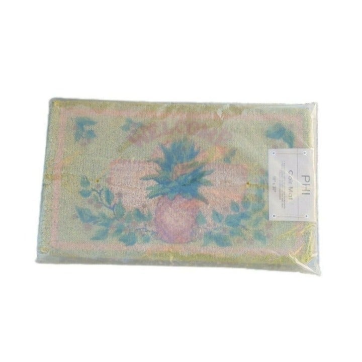 Welcome Mat Pineapple Phi Coir 100% Coconut Fiber Handwoven 18 x 30 New Sealed