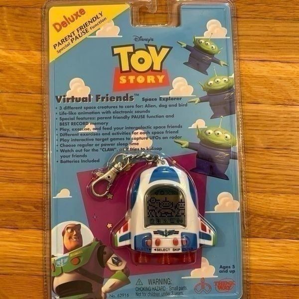 Toy Story RARE 1996 Thinkway Virtual Friends Buzz Lightyear Space Explorer NEW