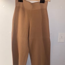 Ann Taylor Medium Chic Camel Wide-Leg Pants