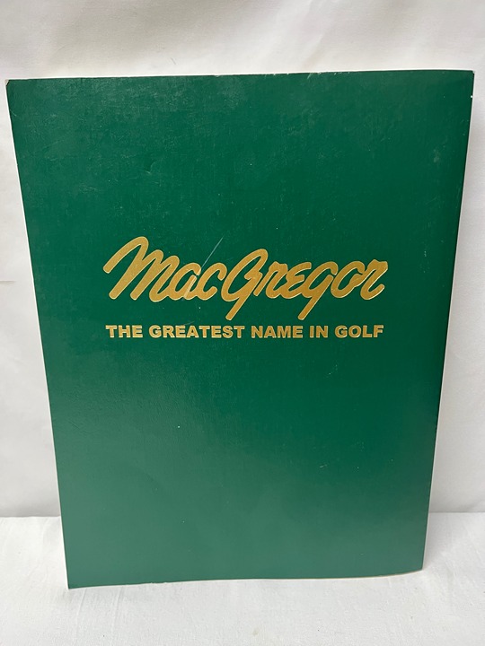MacGregor Golf History Catalogs Vintage Golf edited by Jim