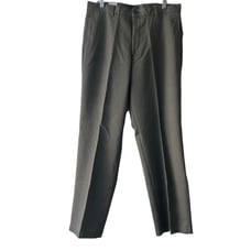 Dockers Men Gray 100% Cotton Classic Fit Flat Front Pants (NWT) Size 34 X 32