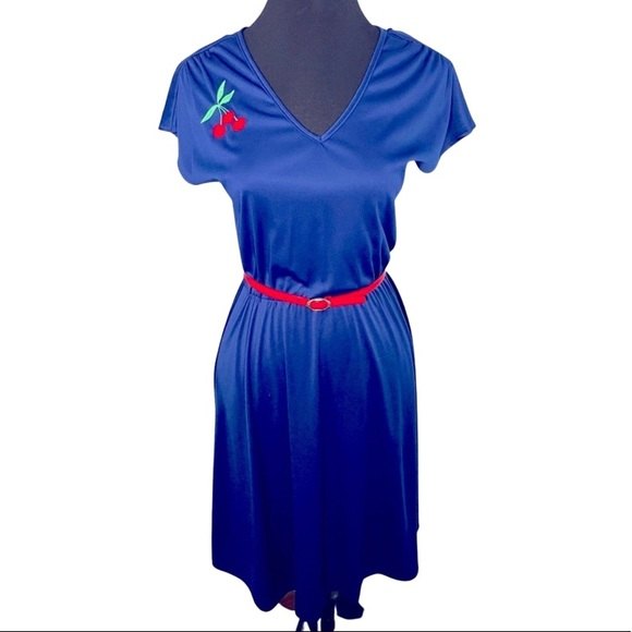 Vintage (1985) Jerell’s Sweetheart Cherry Dress