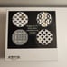 Designer Dessert 6” Plates, Set Of 4, Embellished with 14 KT Gold. Boxed.