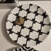 Designer Dessert 6” Plates, Set Of 4, Embellished with 14 KT Gold. Boxed.