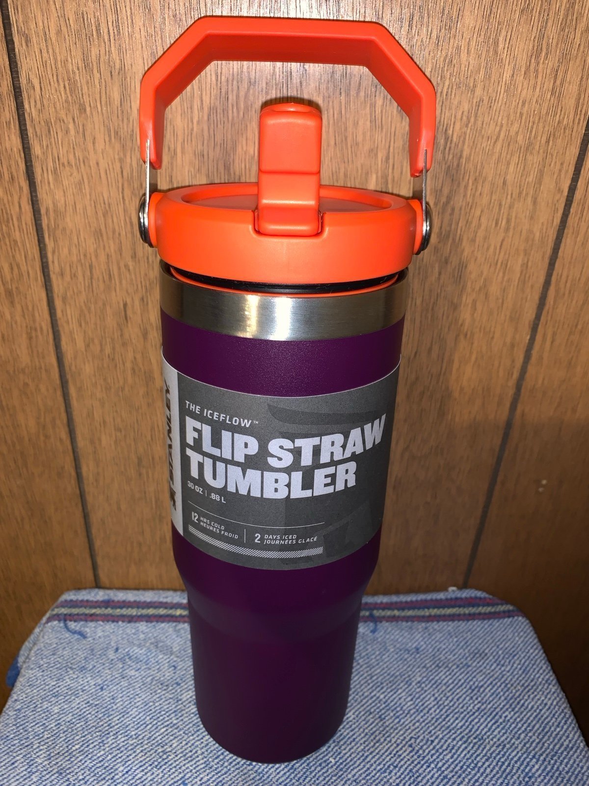 New Stanley Plum Flip Straw 30oz Tumbler