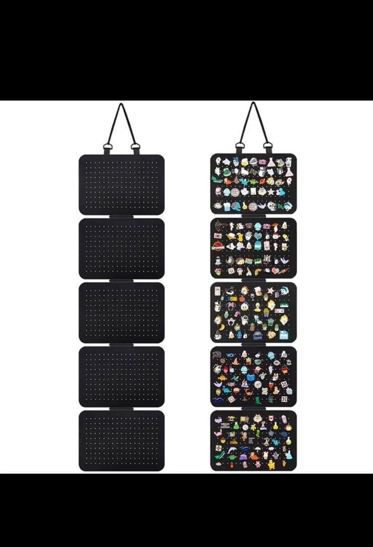 120+ Pins Display Organizer Vintage Enamel Pin Display Hang Hanging Jewelry