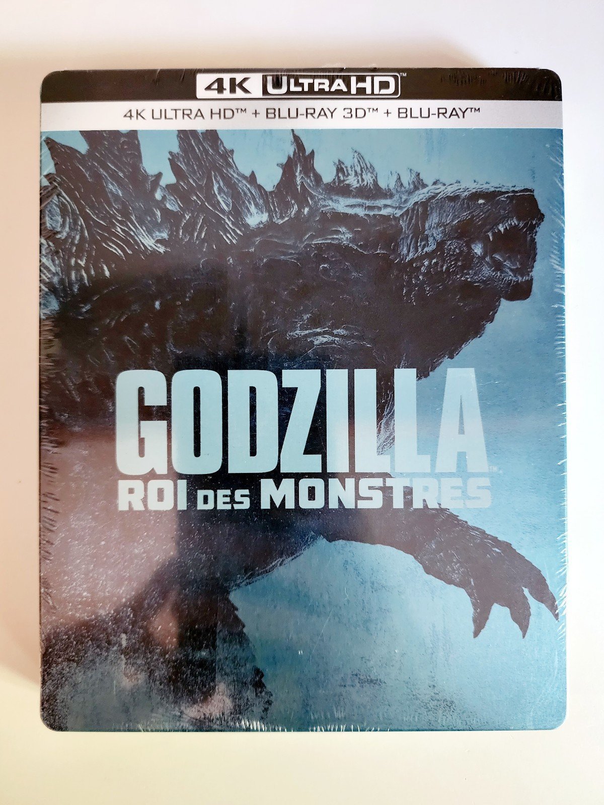 Godzilla King of the Monsters Steelbook: 4K, 3D, Blu Ray New Mint Ships in Box