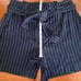 White House black market 5-Inch Stripe Paperbag Shorts