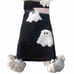 Rachel Zoe Black Ghost Blanket Throw Halloween NWT