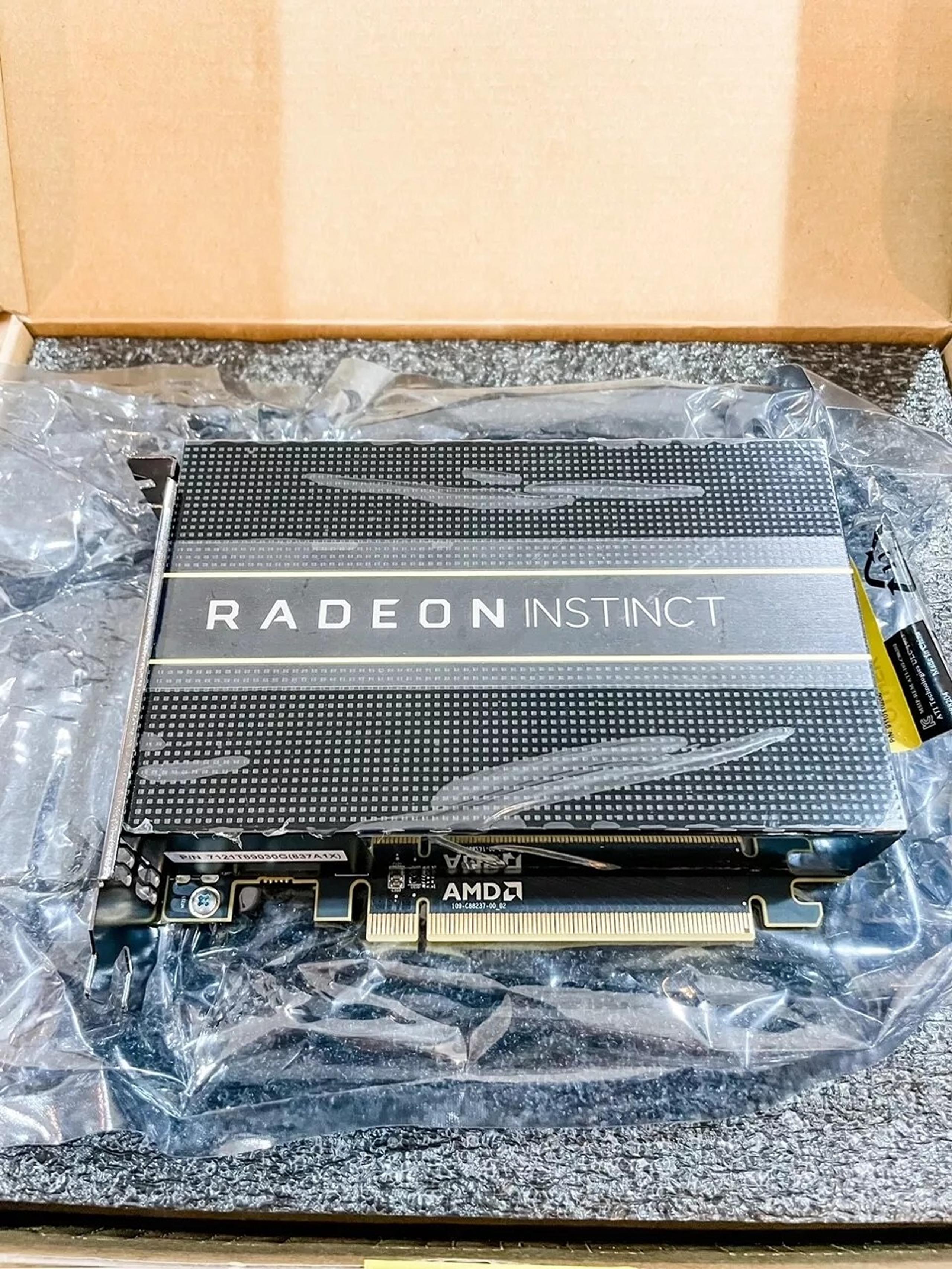 AMD Radeon Instinct MI8 GPU 4gb Graphics Card Accelerator Card HBM