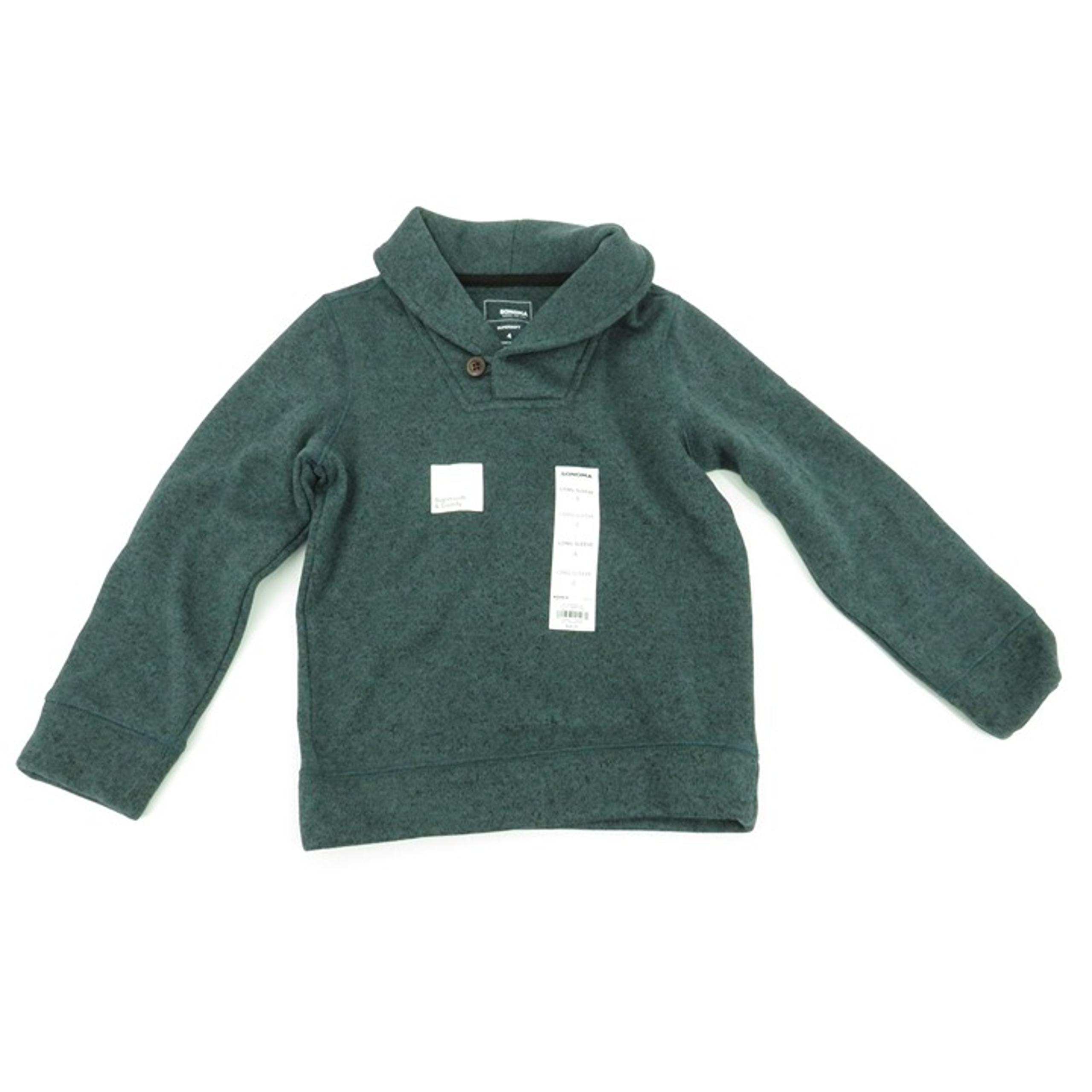 Sonoma Boys Green Long Sleeve Sweater 4 NWT $24