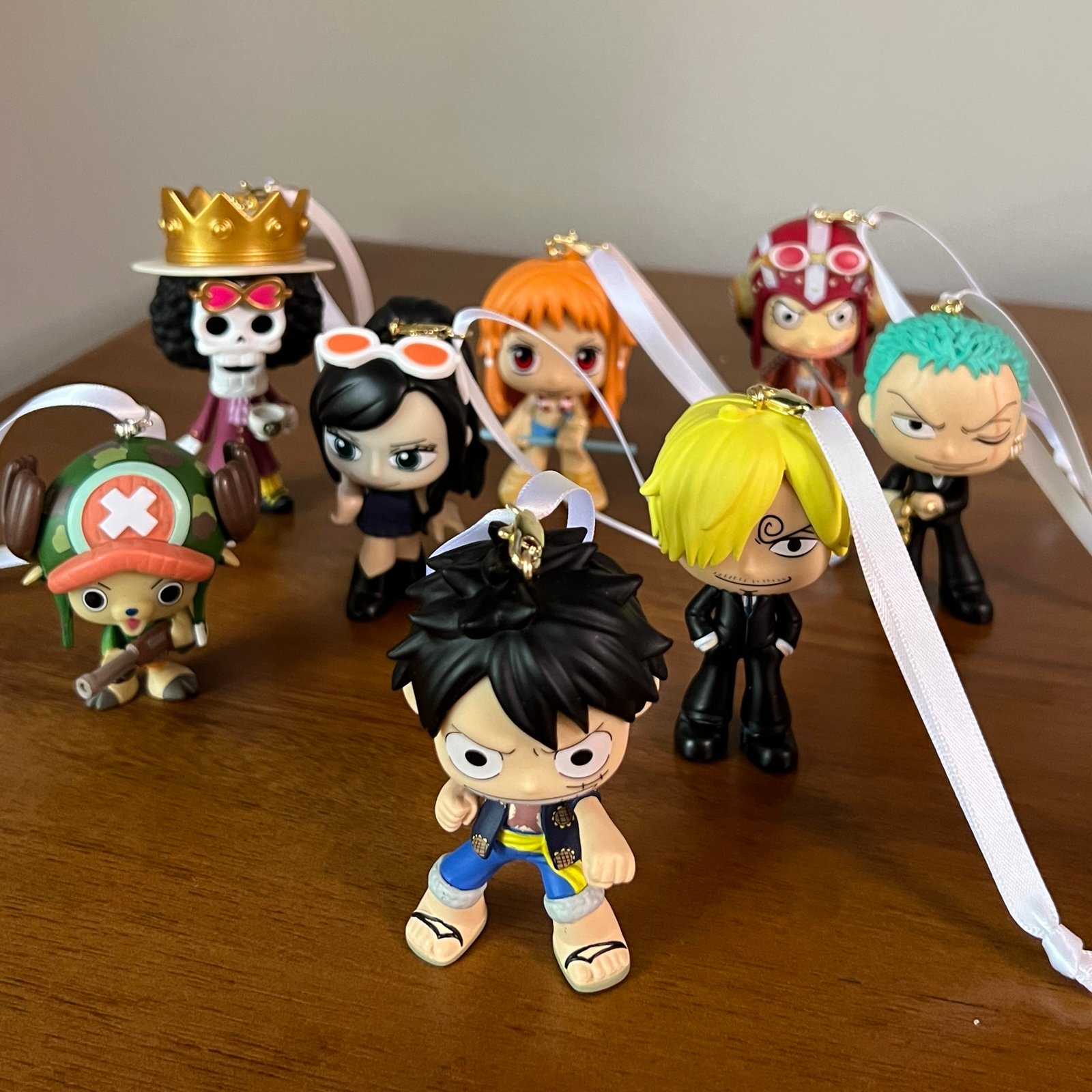 One Piece Holiday Ornaments Set of 8