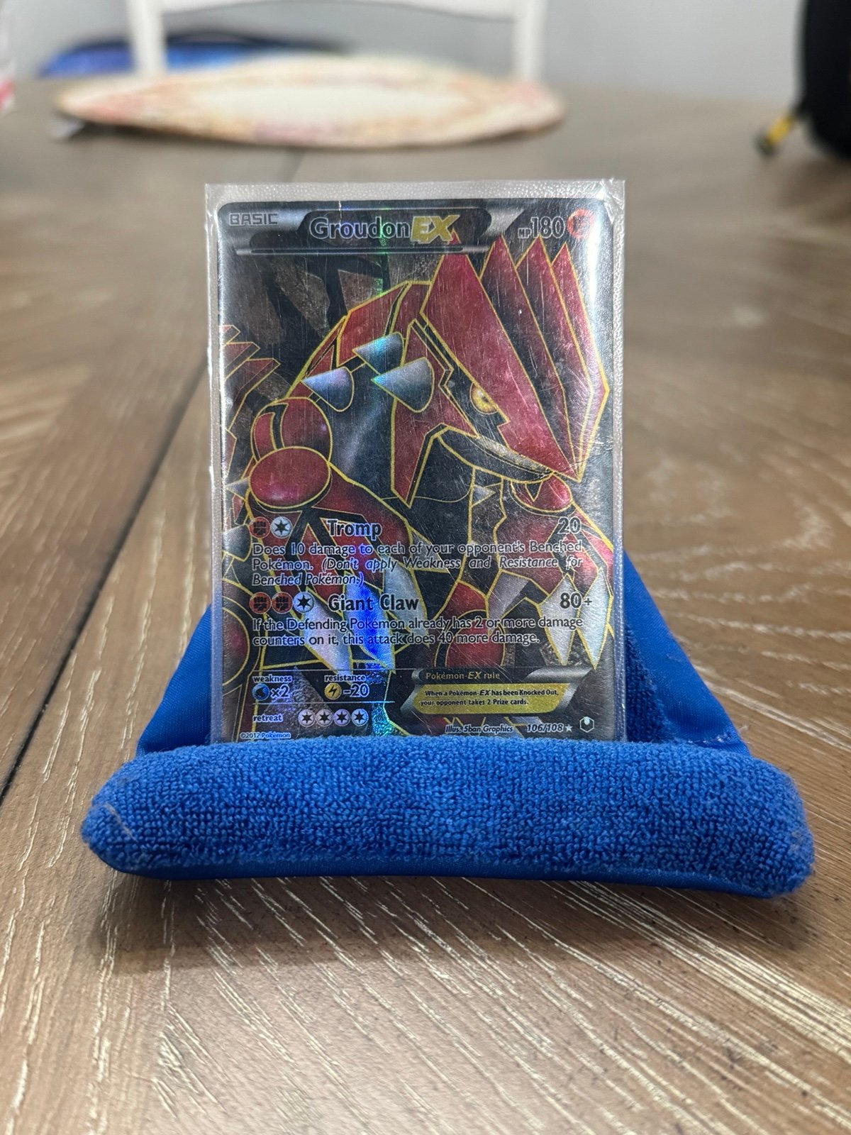 Groudon EX Full Art 106/108 Dark Explorers Holo (Read Description)