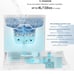 Cat Water Fountain Compatible with BRITA Filter,Wireless Pet Fountain Battery Op