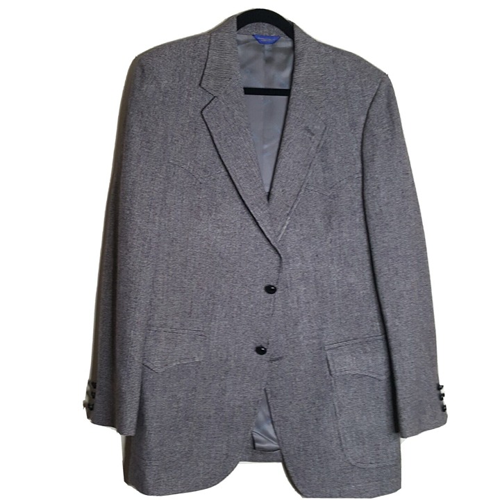 Pendleton High Grade Western Wear Men's Tweed Jacket Coat Rockabilly Cowboy Wool