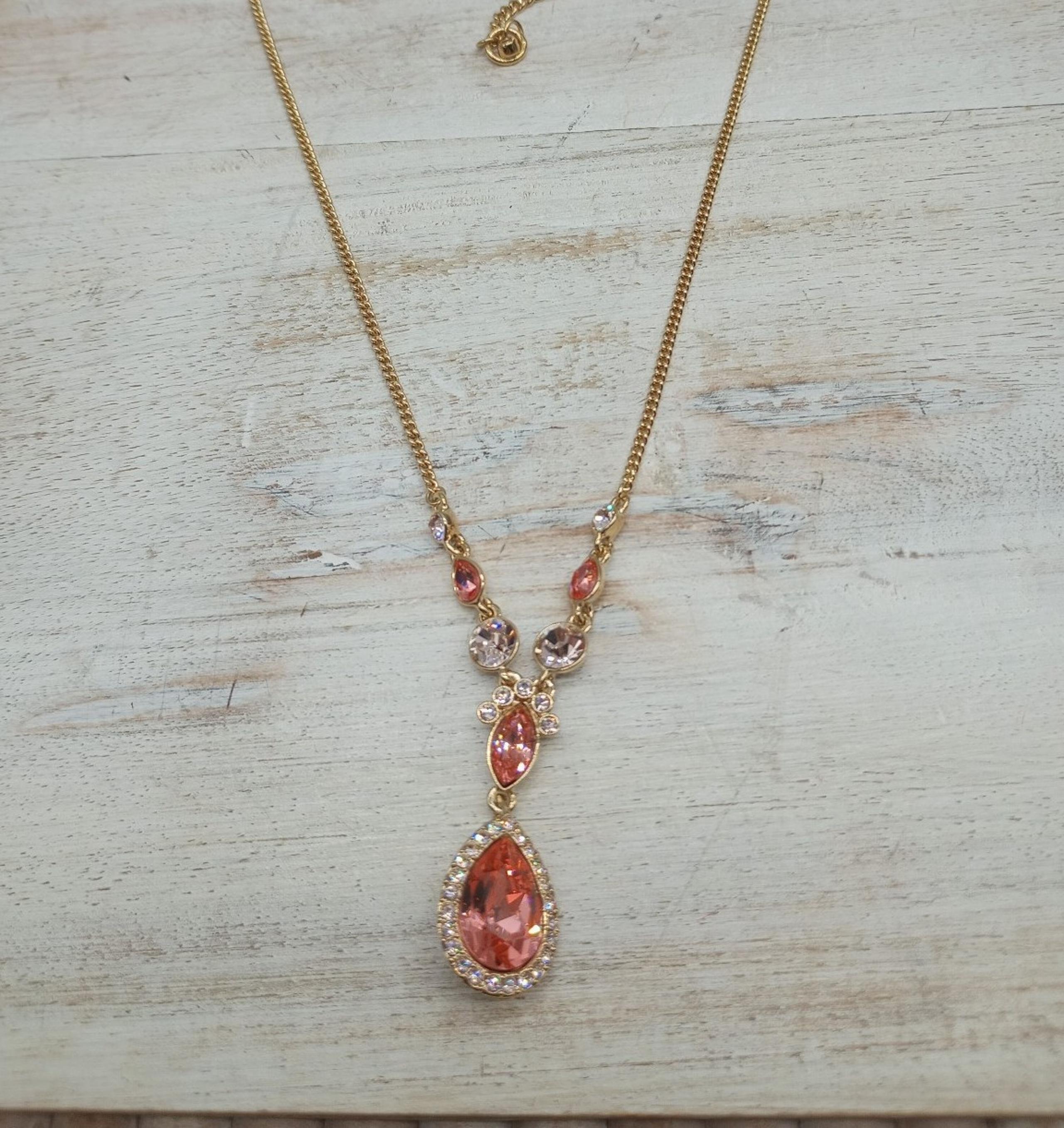 Givenchy Gold-Tone Stone Necklace