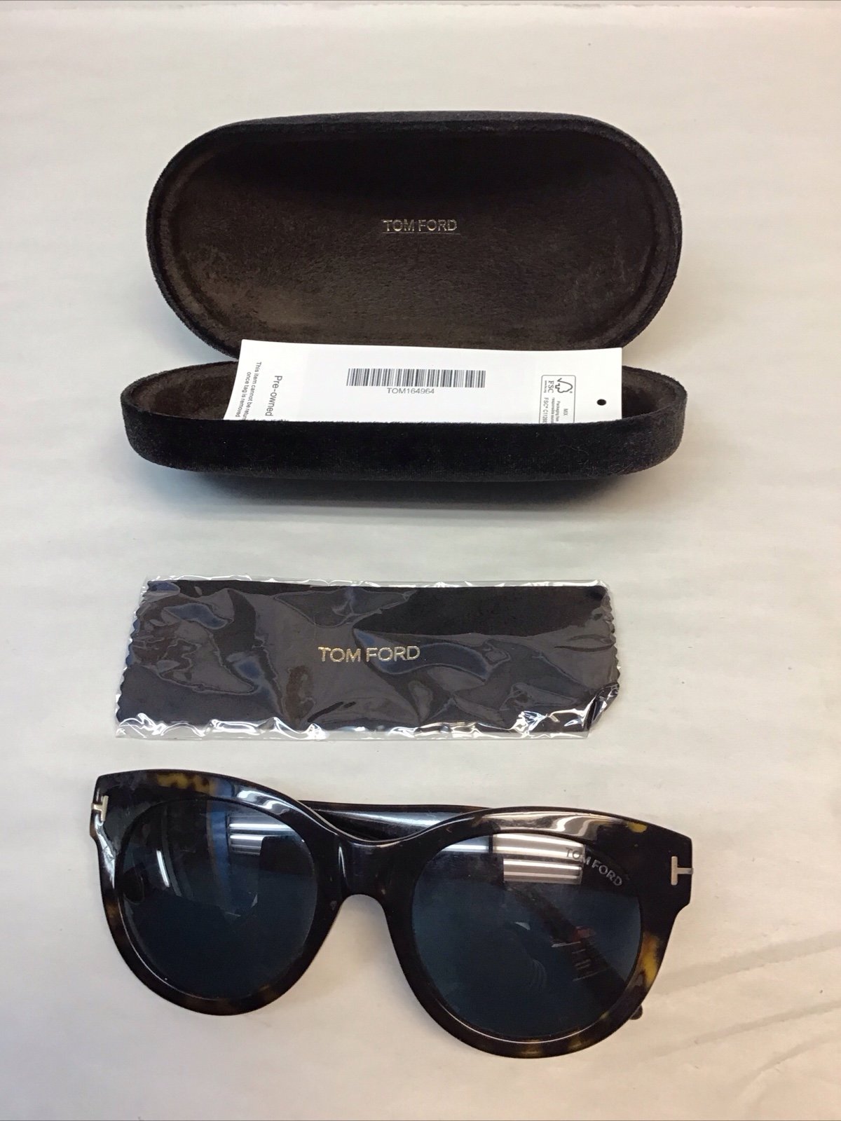 Tom Ford Sunglasses TF741 Lou 52N 53-21-140 3 Made In Italy - Preowned *READ*