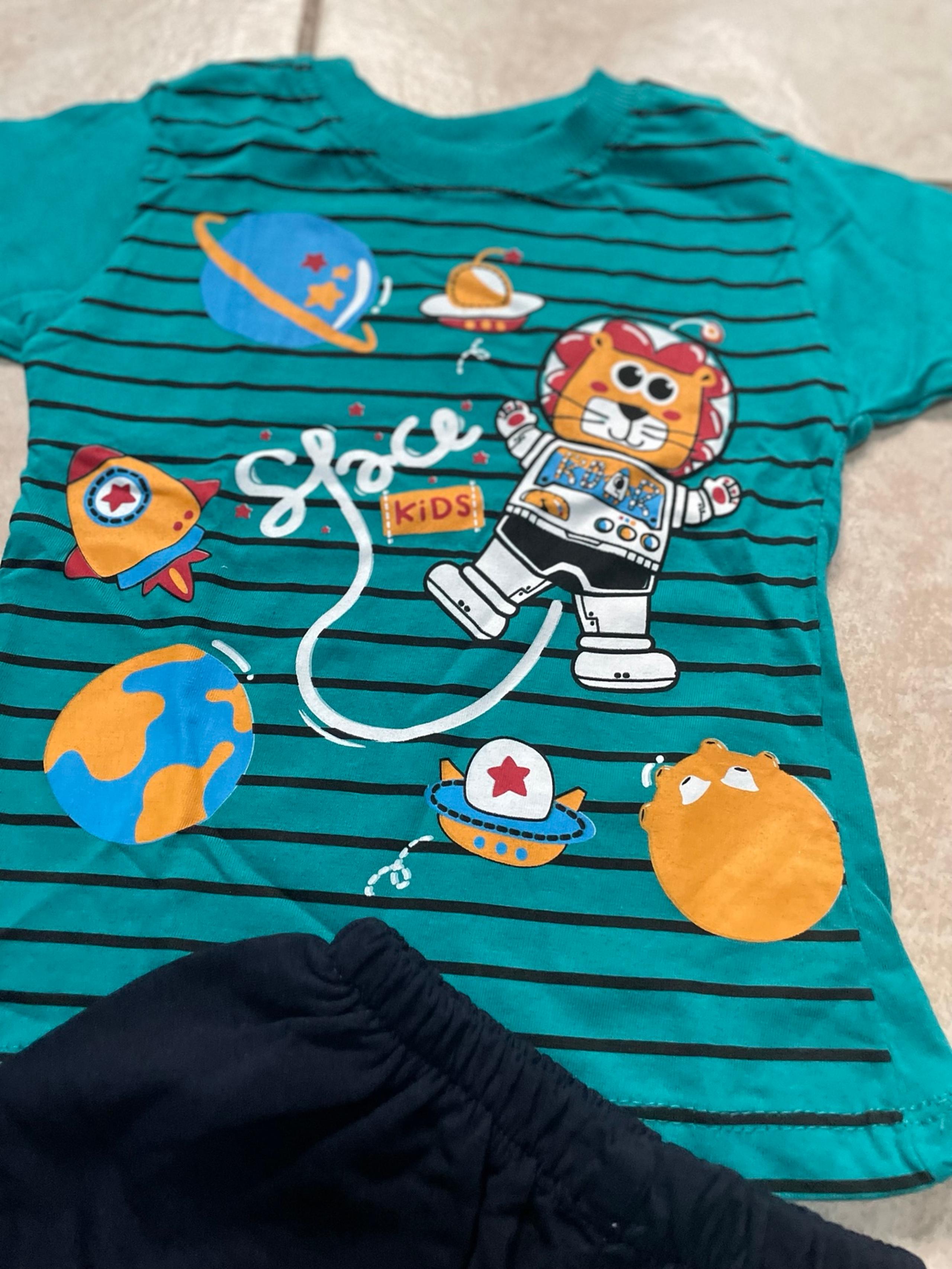 Space Kids Astronaut Set  shorts and tee size 2t