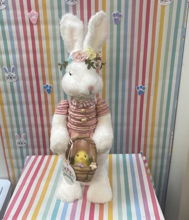 Easter Bunny baby chick spring greeter