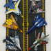 Matchbox SKY Busters Metal Lot Of 6 Mixed Planes F-117a, Tornado, SR-71, F-14