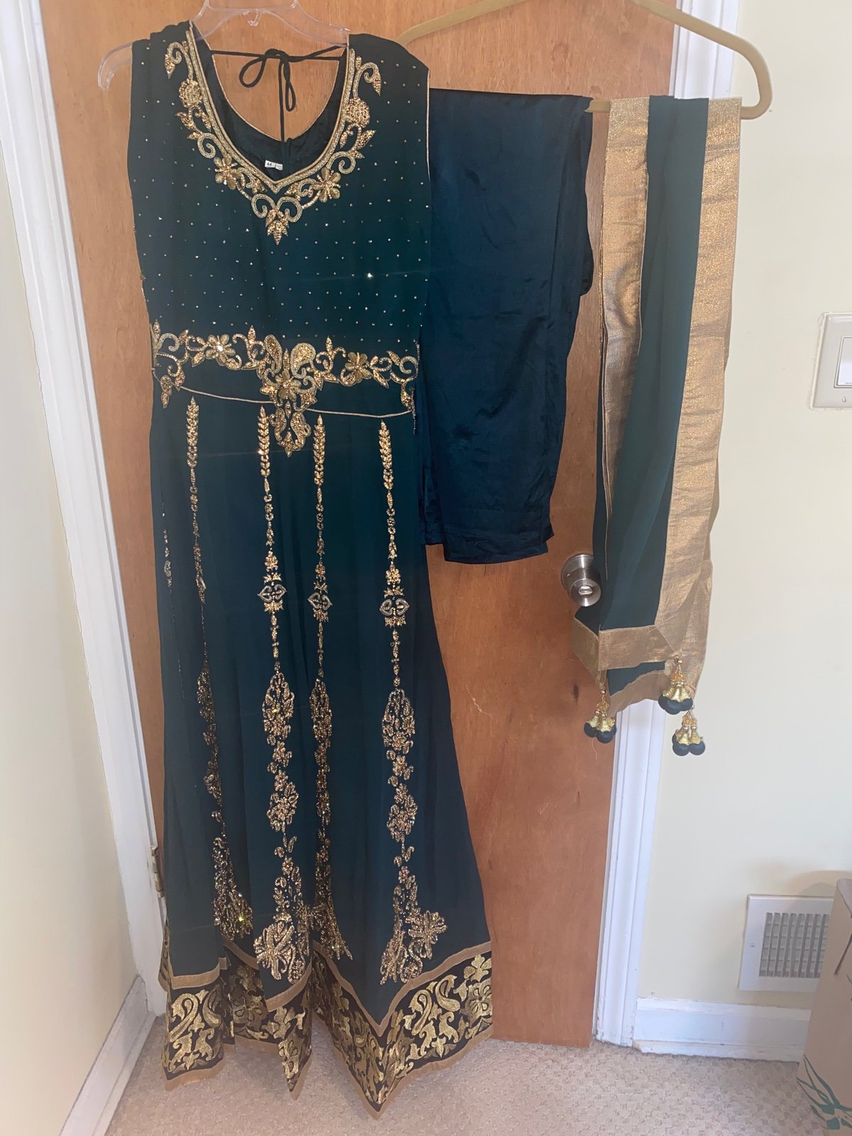 Heavy Pakistani Gown Suit For Wedding Guest