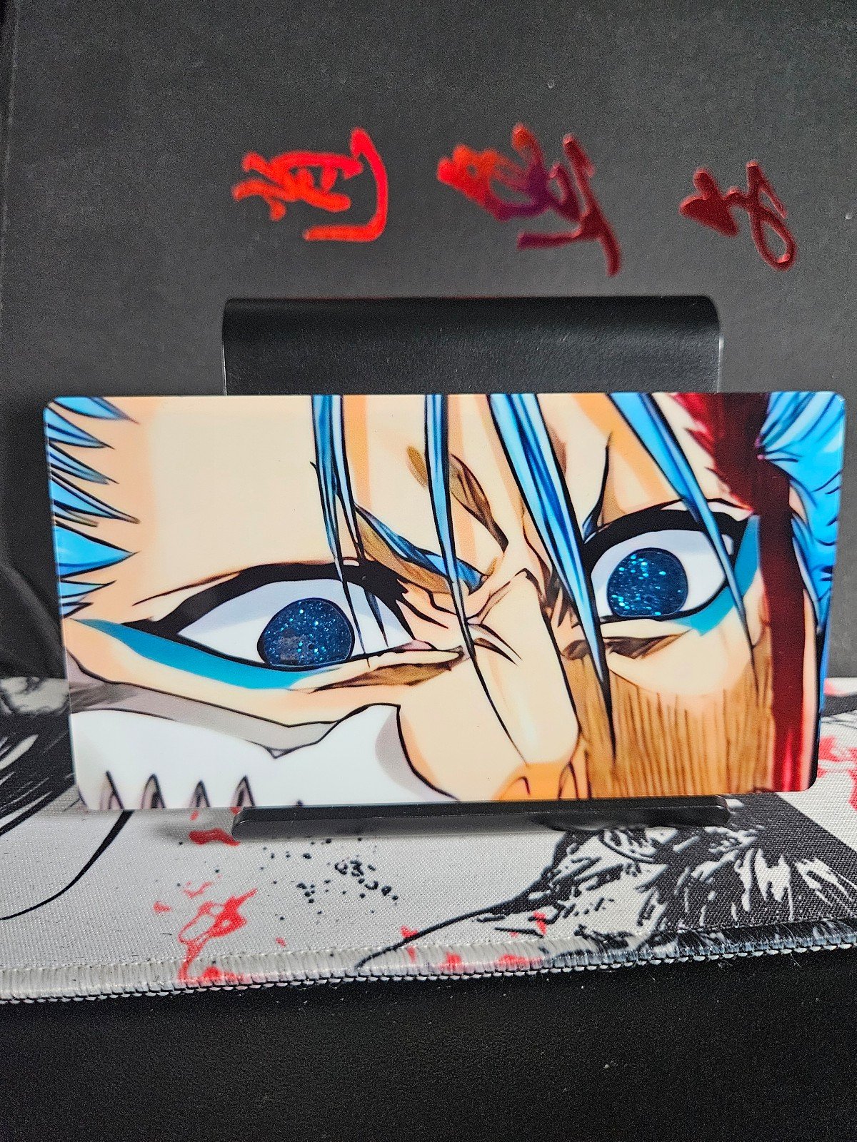 Grimmjow Globe Eyes Bleach Glitter Sand Custom