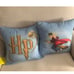 Vintage HTF 2 -2000 Harry Potter Throw Pillows. Harry Flying/playing Quidditch